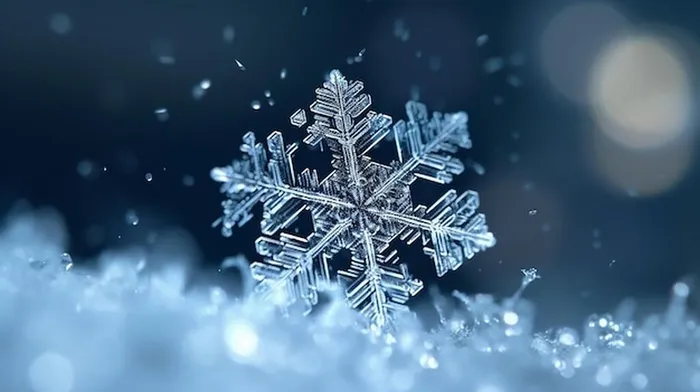 fragment-snow-texture-snowflakes-close-up-crystal-generative-ai_887552-5410